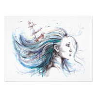 Arte de Aquarela Navegável Náutica