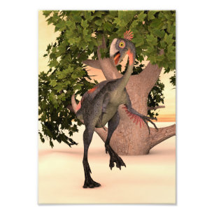 Foto Arte de Aventura do Dinossauro Gigantoraptor para