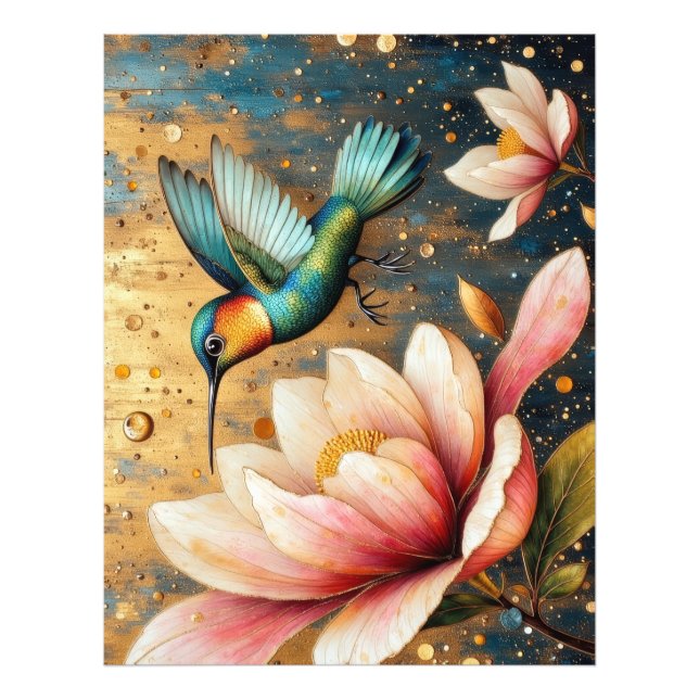 Foto Arte de Beija-flor (Frente)
