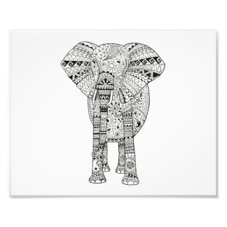 Foto Arte de Caneta de Elefante Ilustrada de Artéria 10
