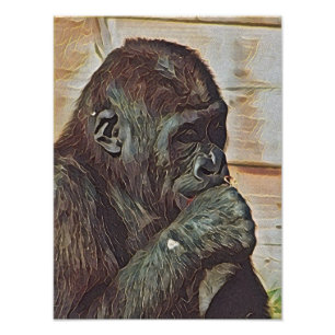FOTO ARTE DE CHIMPANZÉ