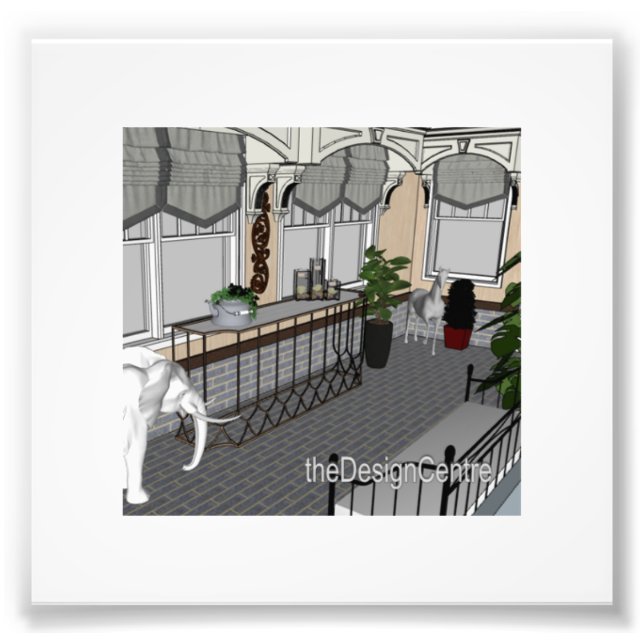 Foto arte de decoração do DesignCenter (Frente)