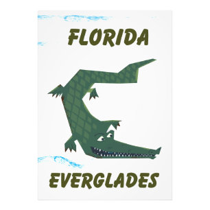 Foto Arte de férias do Alligator da Flórida Everglade