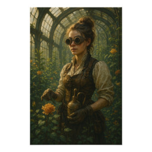 Foto Arte de Jardineira Vitoriana Steampunk