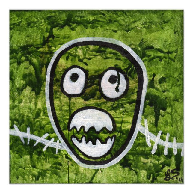 Foto Arte de Monstro Excêntrico e Crânio do Pete Sujo (Frente)