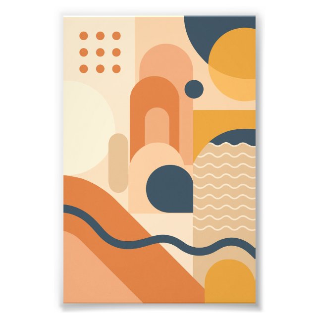 Foto Arte de parede Abstrato geométrica (Frente)