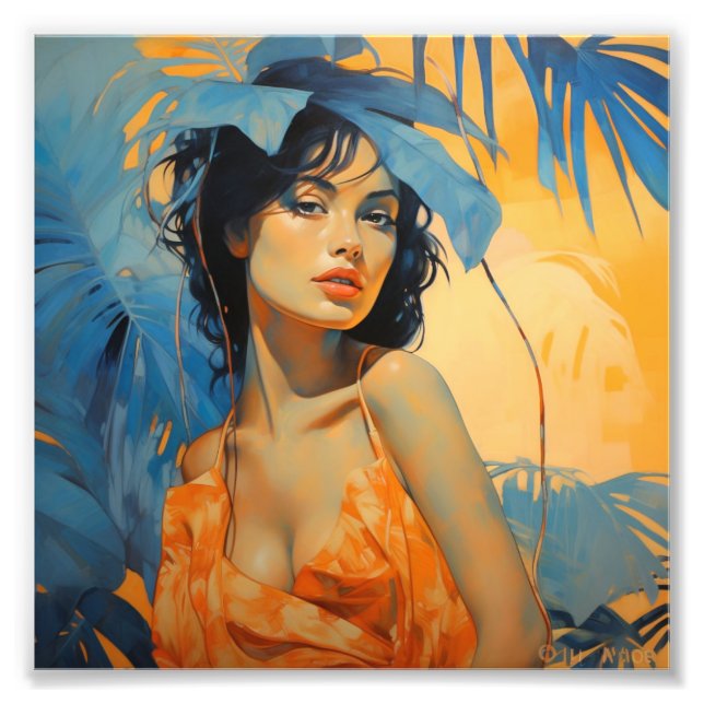 Foto Arte de Parede Boho Tropical (Frente)