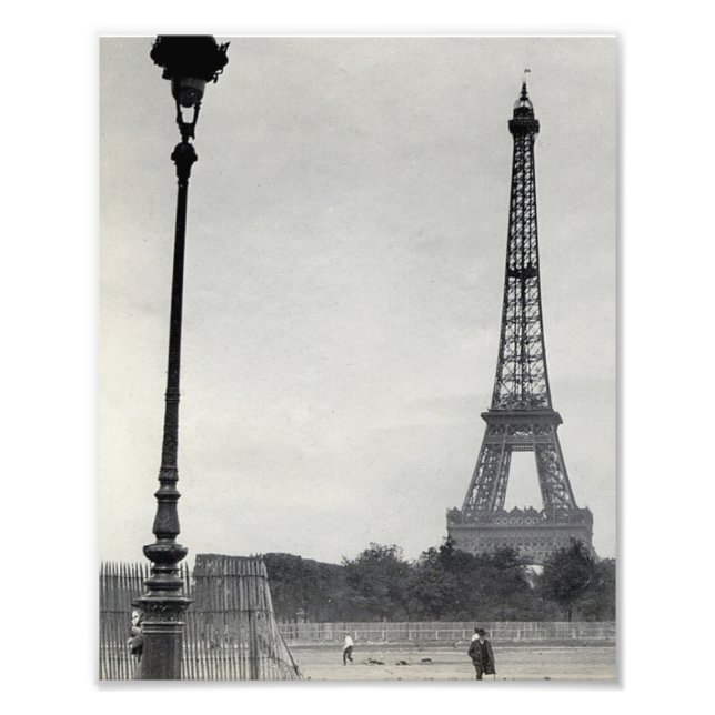 Foto Arte de Parede da Torre Eiffel Vintage – Paris Clá (Frente)