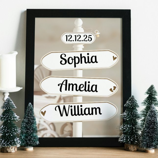 Foto Arte de Parede para Chá de Bebê (Baby Shower Wall Art)