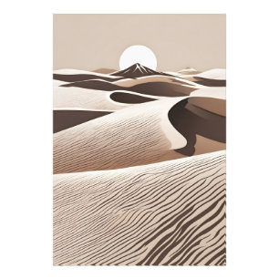 Foto Arte do deserto minimalista