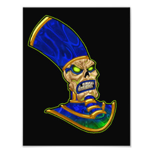 Foto Arte do Esqueleto do Pharaó Rei do Egito