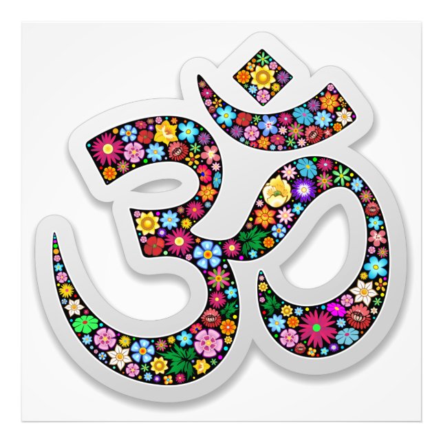 Foto Arte do Símbolo Floral Namaste (Frente)