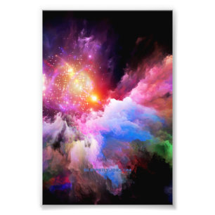Foto Arte em nuvem de SlipperyJoe abstracto vibrante su