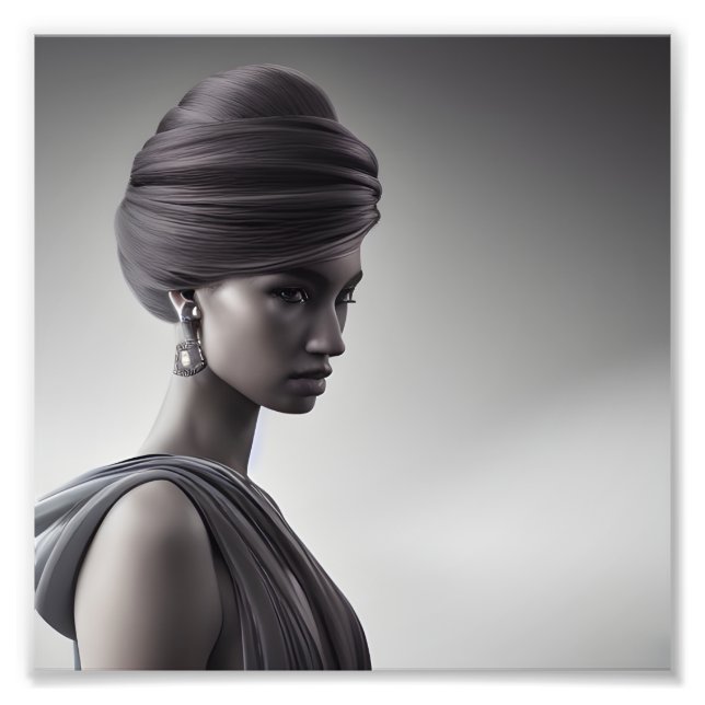 Foto Arte em preto e branco (Frente)