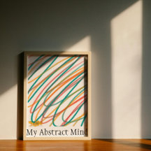 Arte Escrivível Moderna de Minha Mente Abstrato