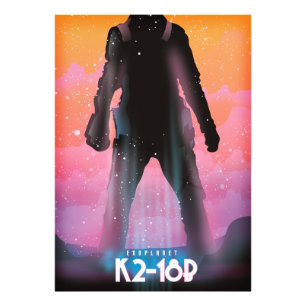 Foto Arte espacial do exoplaneta K2-18b