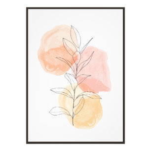 Foto arte floral abstrato