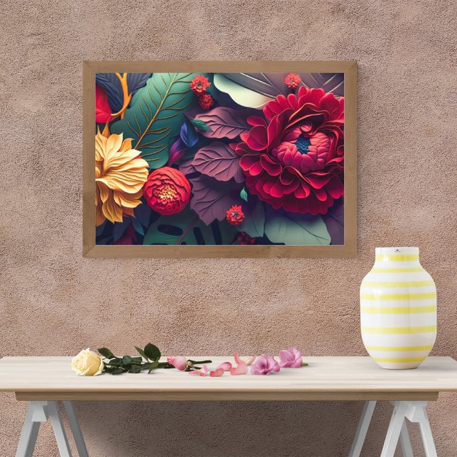 Foto Arte Floral Colorida (Criador carregado)