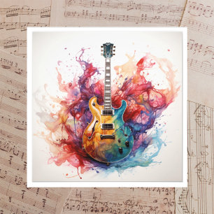 Foto Arte Fotográfica de Guitarras Salpicantes Psicodél