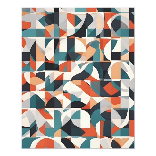 Foto arte moderna abstrato (Frente)