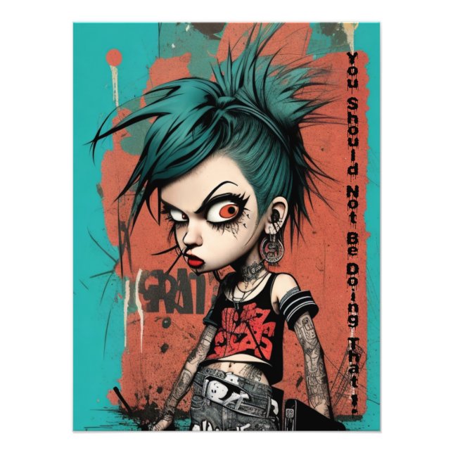 Foto Arte Moderna Você Não Deveria Estar Fazendo Essa F (Frente)