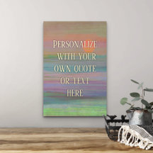Arte personalizada de parede inspiradora de texto