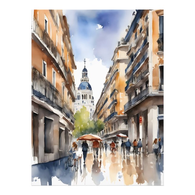Foto Arte por aquarela de Madrid (Frente)