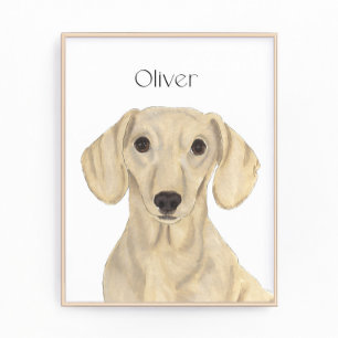 Foto Arte Red Dachshund Personalizada