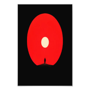 Foto Arte Silhueta Minimalista Abstrato sunset