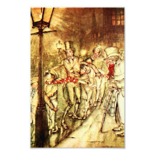 Foto Arthur Rackham - A Christmas Carol - Street