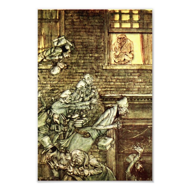 Foto Arthur Rackham - Uma Carol de Natal - Fantasmas (Frente)