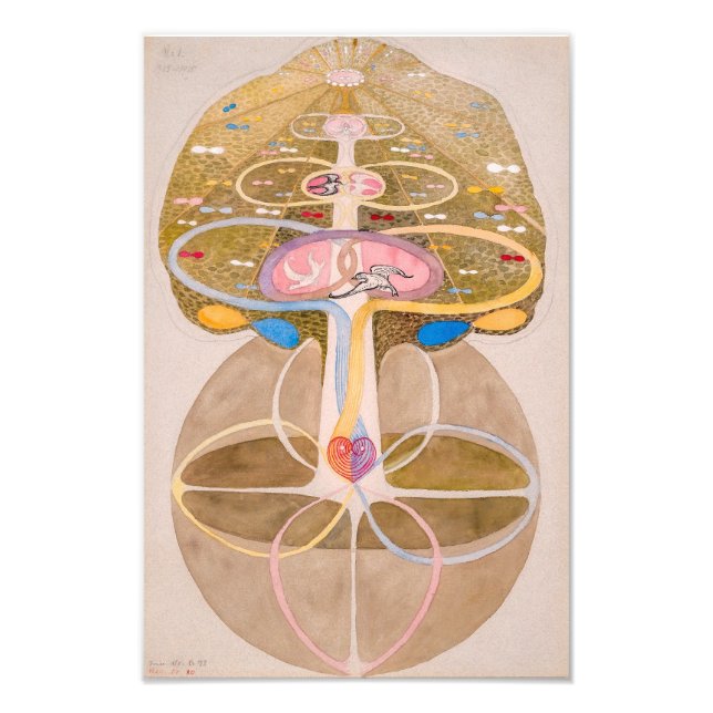 Foto Árvore de conhecimento n.o 1 | Hilma af Klint | (Frente)