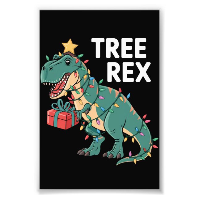 Foto Árvore de Natal Dinossauro Rex Pajamas Luzes de Na (Frente)