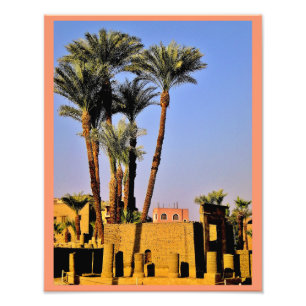 Foto Árvores da data do templo de Karnak