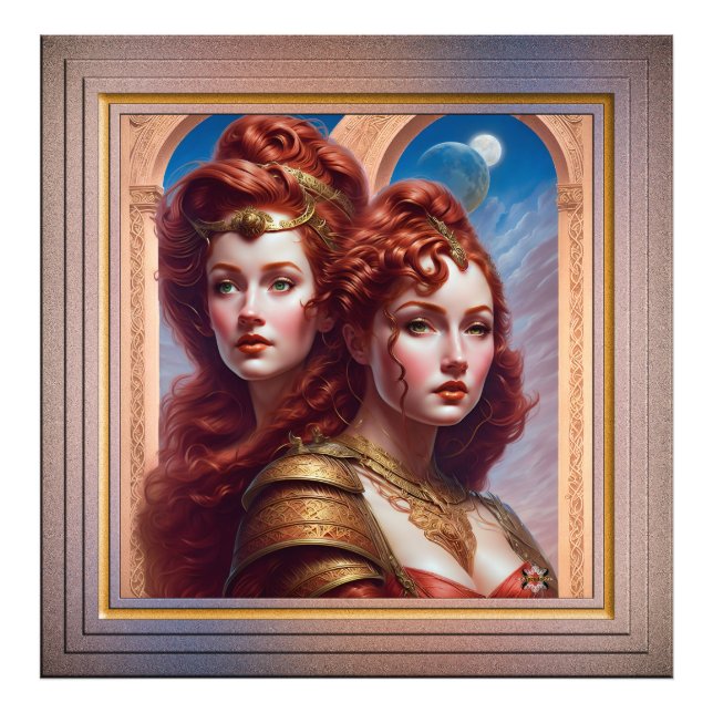 Foto As Irmãs Red AI Concept Art de Xzendor7 (Frente)