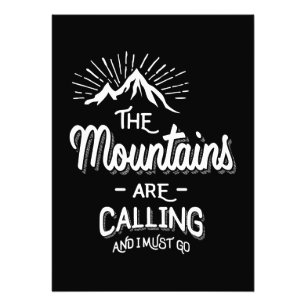 Foto As Montanhas Estão Ligando E Eu Preciso Ir