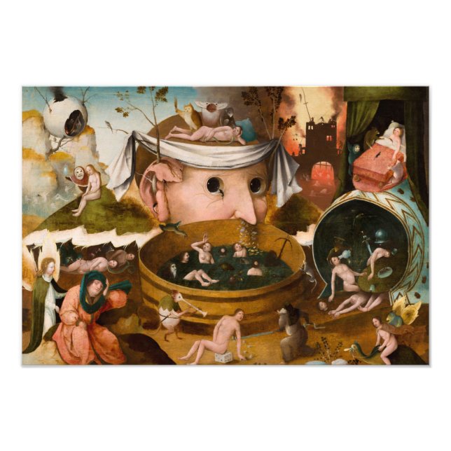Foto As visões de Tondal, 1479, por Hieronymus Bosch (Frente)