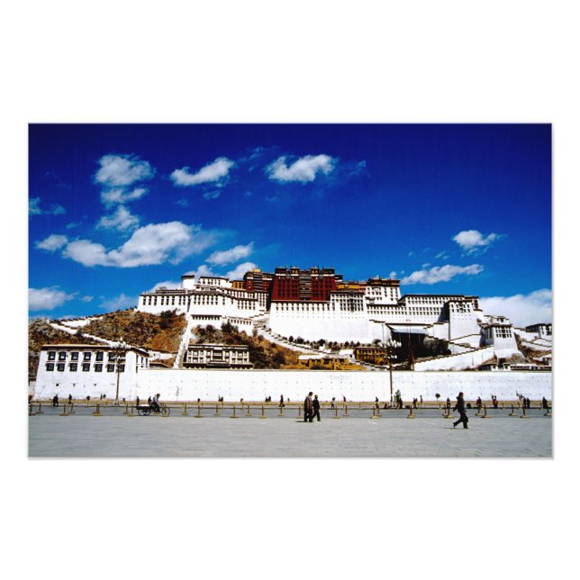 Foto Ásia, Tibete, Lhasa, Palácio de Potala. UNECSO (Frente)