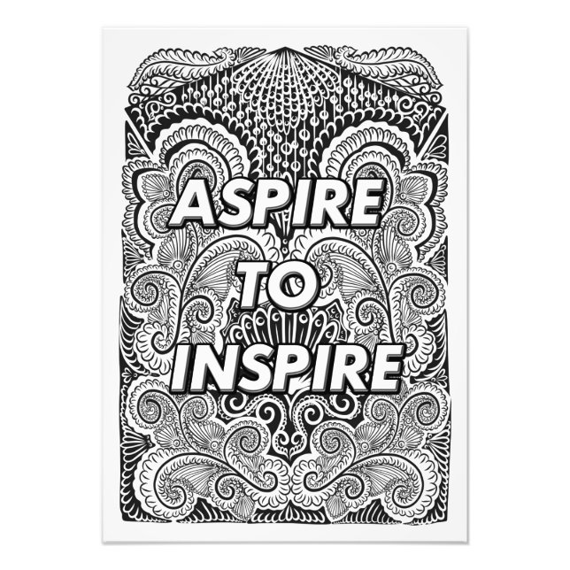 Foto ASPIRE PARA INSPIRE - Cotação de Declaração Positi (Frente)