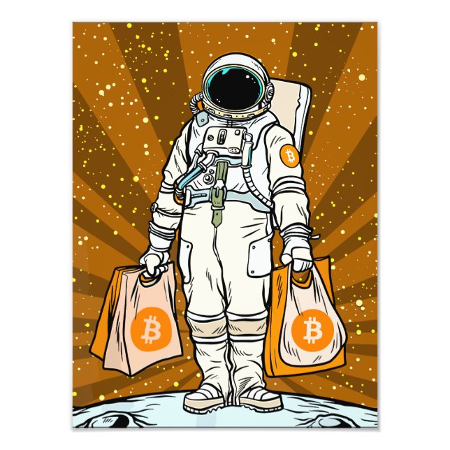 Foto Astronauta Criptográfico BITCOIN-HODL (Frente)