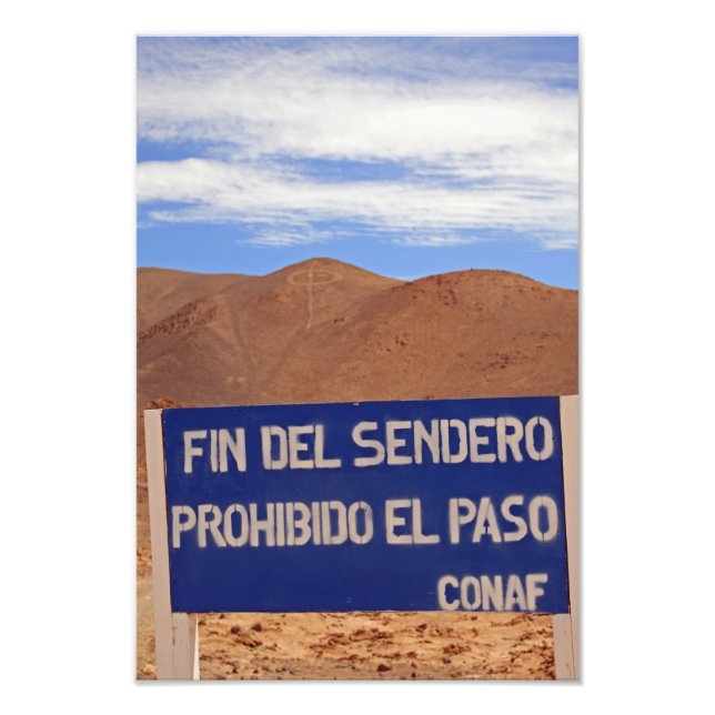 Foto Atacama geoglifos, Chile (Frente)