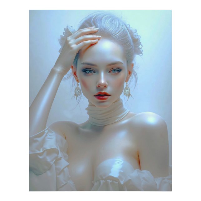 Foto Ätherisch Elegante Schönheit im Pastellglanz (Frente)