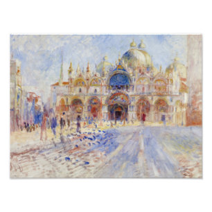 Foto Auguste Renoir - a praça San Marco, Veneza