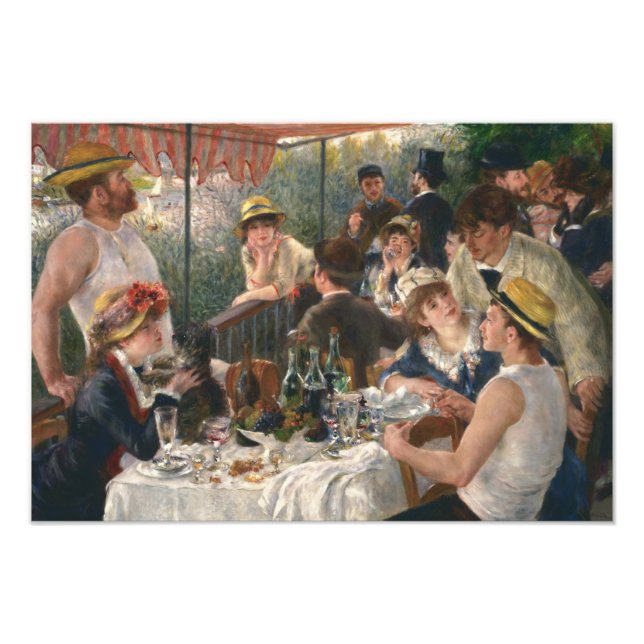 Foto Auguste Renoir - Luncheon do Partido Barco (Frente)