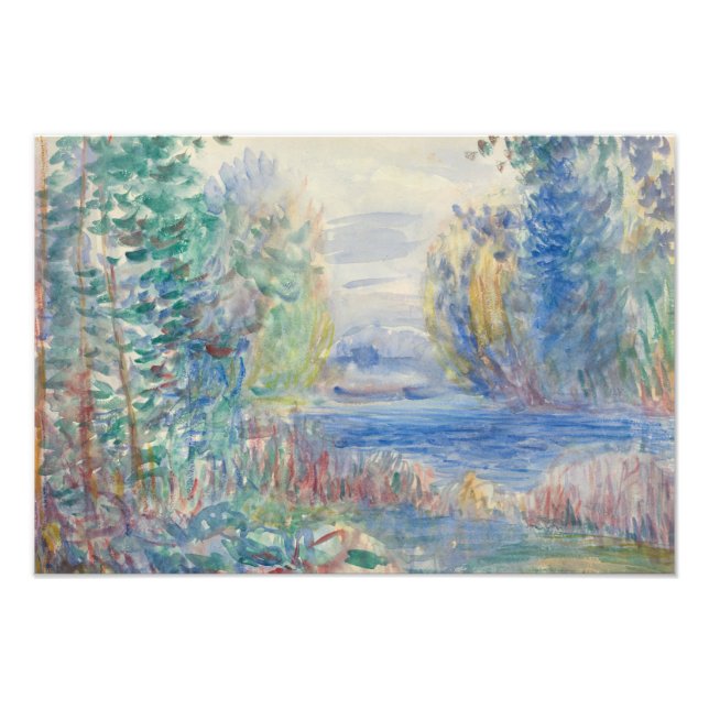 Foto Auguste Renoir - Paisagem do Rio (Frente)