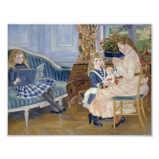 Foto Auguste Renoir - Tarde das Crianças em Wargemont (Frente)