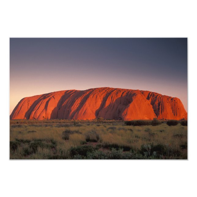 Foto Austrália, Parque Nacional Uluru. Uluru (Frente)
