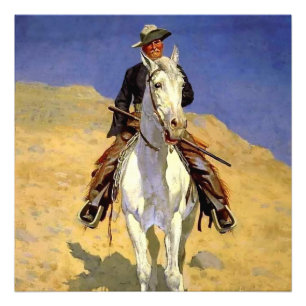 Foto “Autorretrato a Cavalo” por Frederic Remington