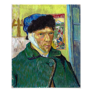 Foto Autorretrato com a Orelha Cortada   Van Gogh  