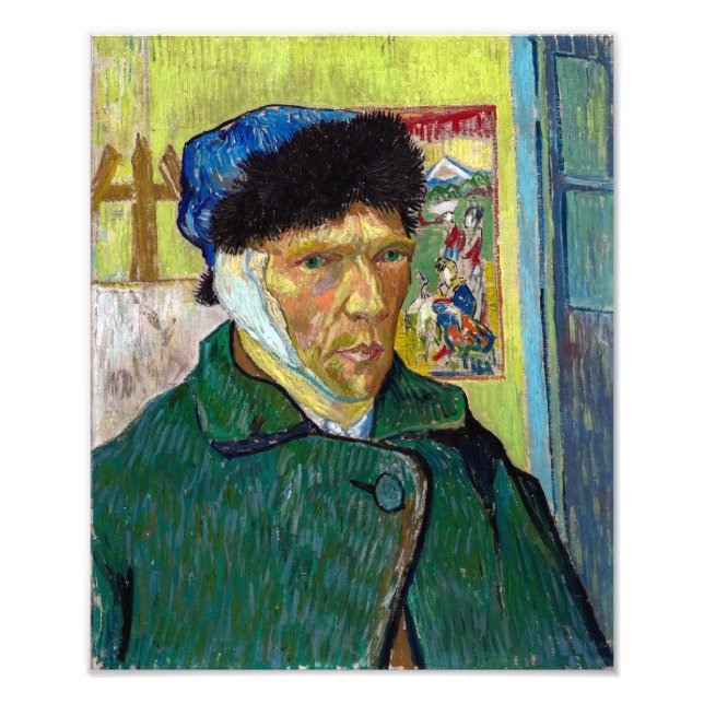 Foto Autorretrato com Orelha Bandada | Van Gogh | (Frente)